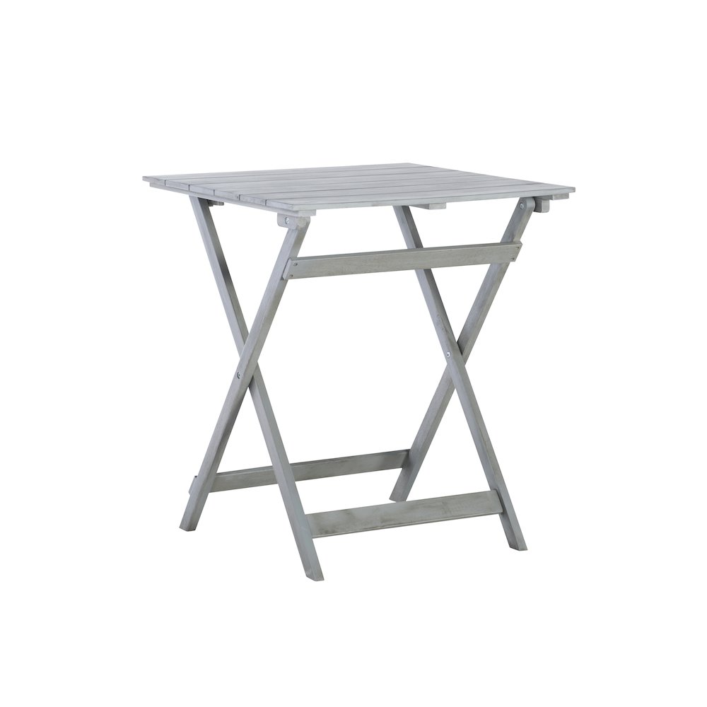 Rockport Gray Three Piece Square Table Set. Picture 10