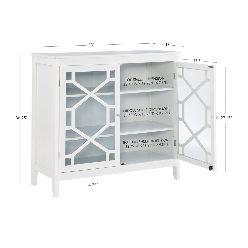 Fetti White Large Cabinet. Picture 13