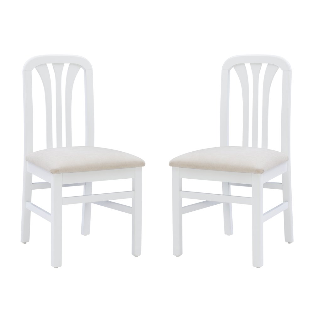 Pamela White Grey Uph Seat. Picture 8