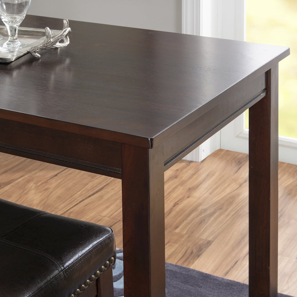 Claridge Counter Pub Table Brown. Picture 4