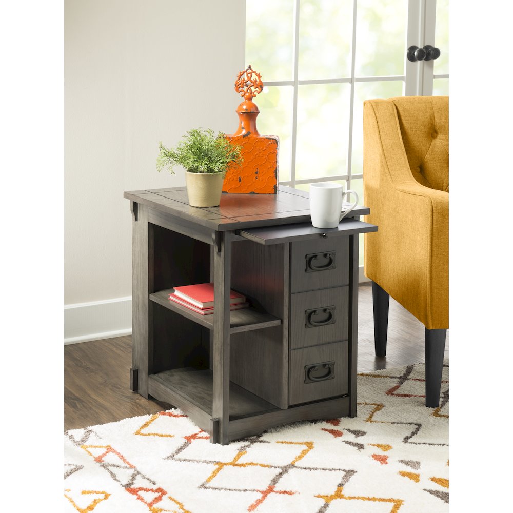 Parnell Side Table Grey. Picture 6