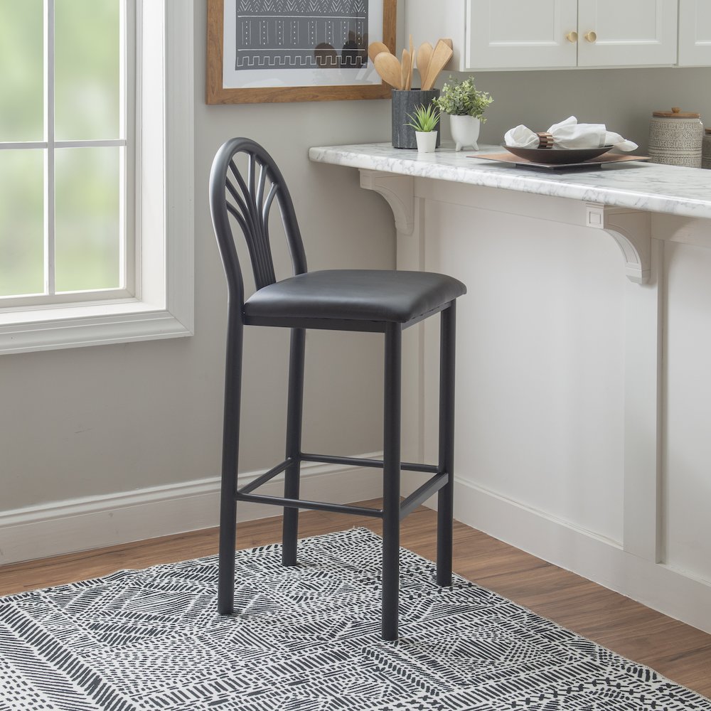 Thayer Barstool Black Set Of 2. Picture 3