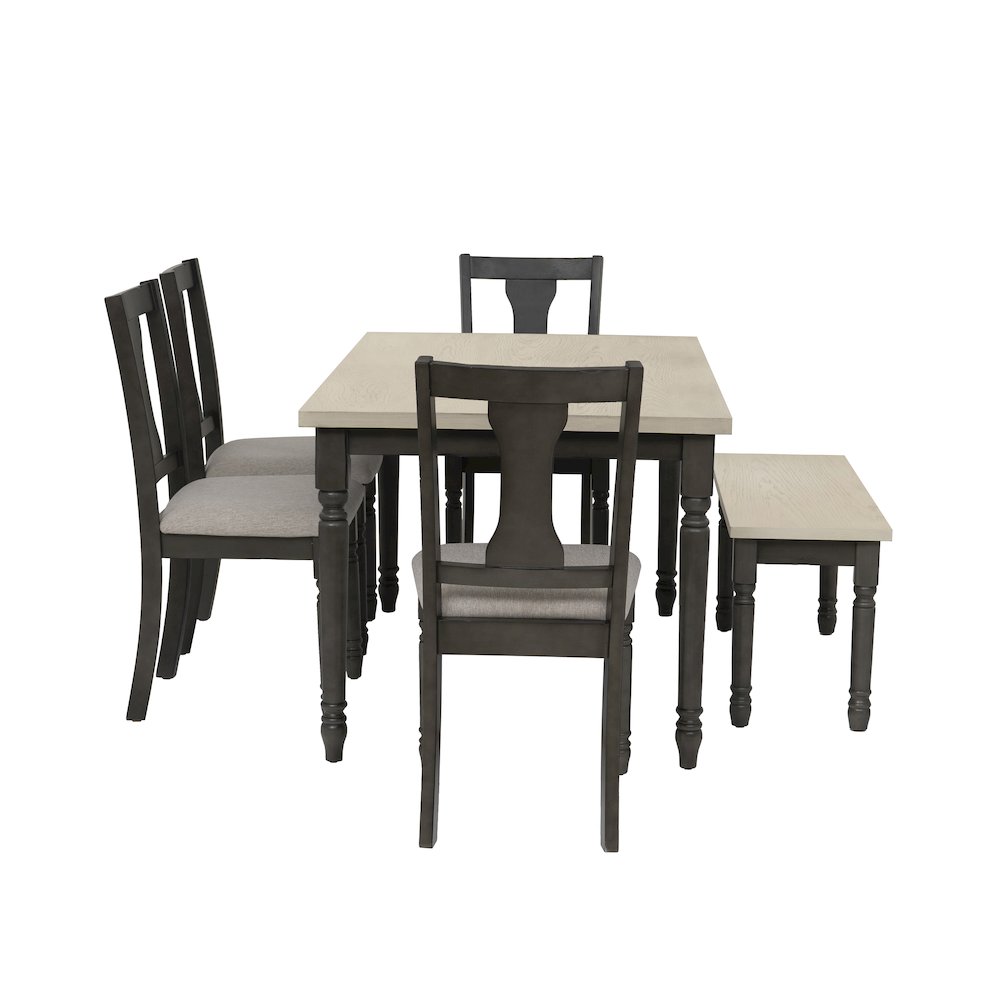 Willow 6 PC Grey Dining Set. Picture 6