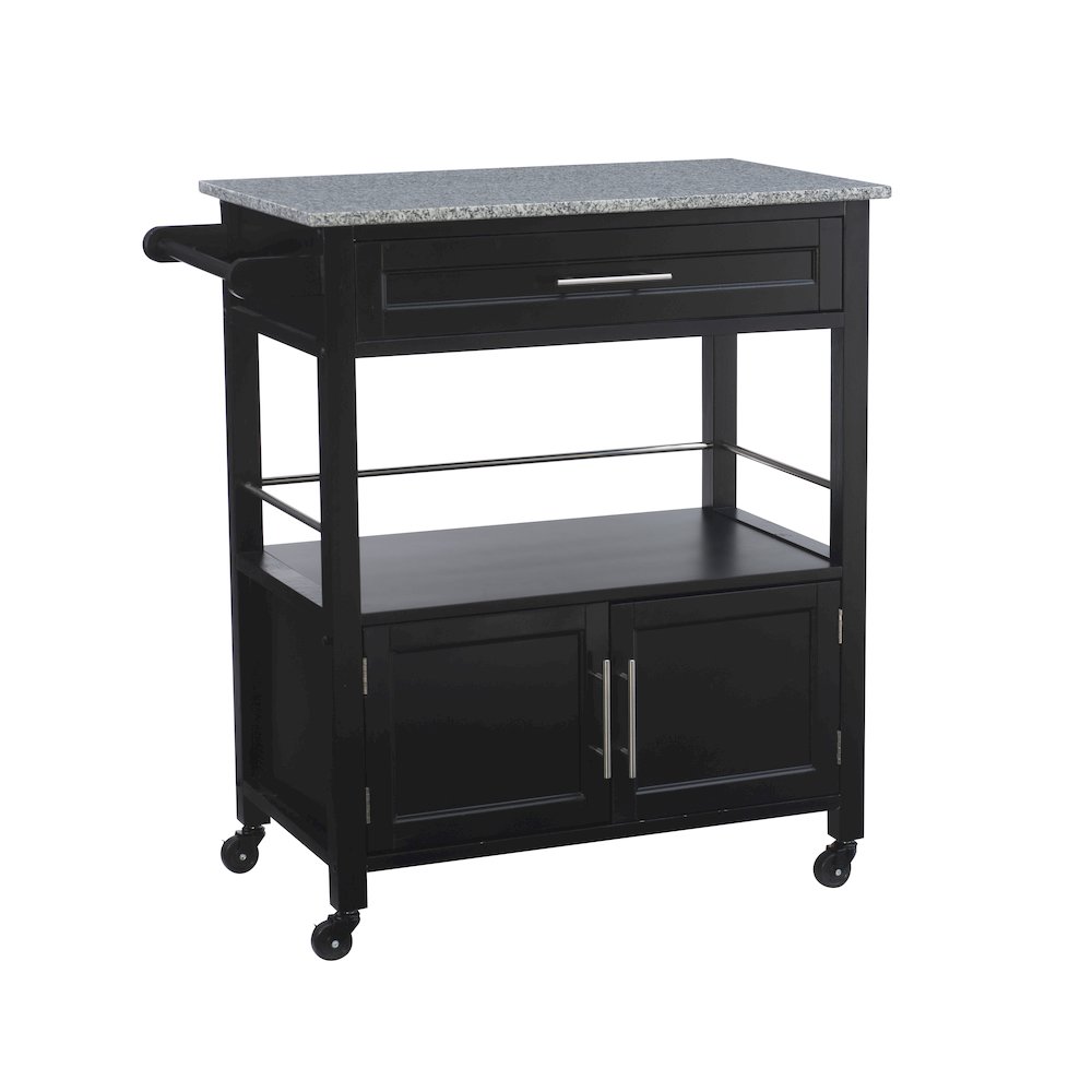 Cameron Kitchen Cart With Granite Top. Picture 9