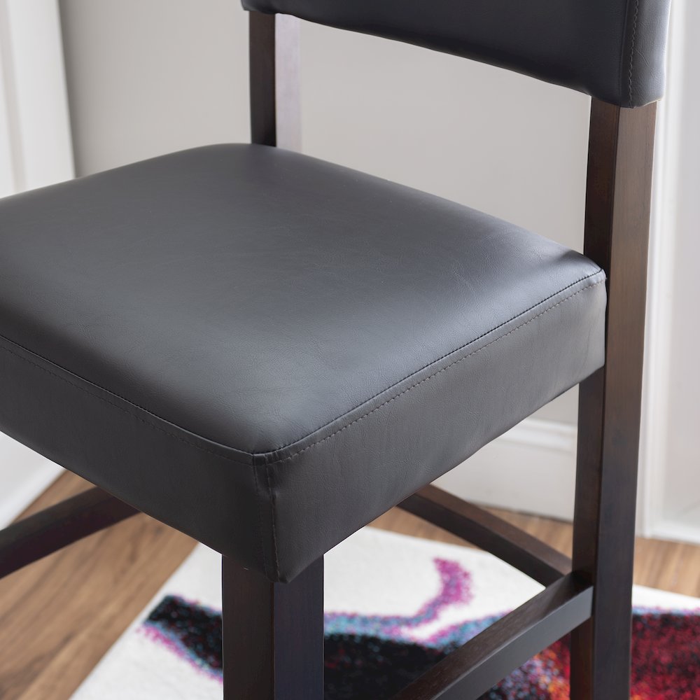 Monaco Bar Stool Espresso. Picture 4