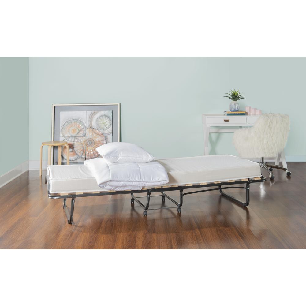 Luxor Folding Bed With Memory Foam Mattress. Picture 10