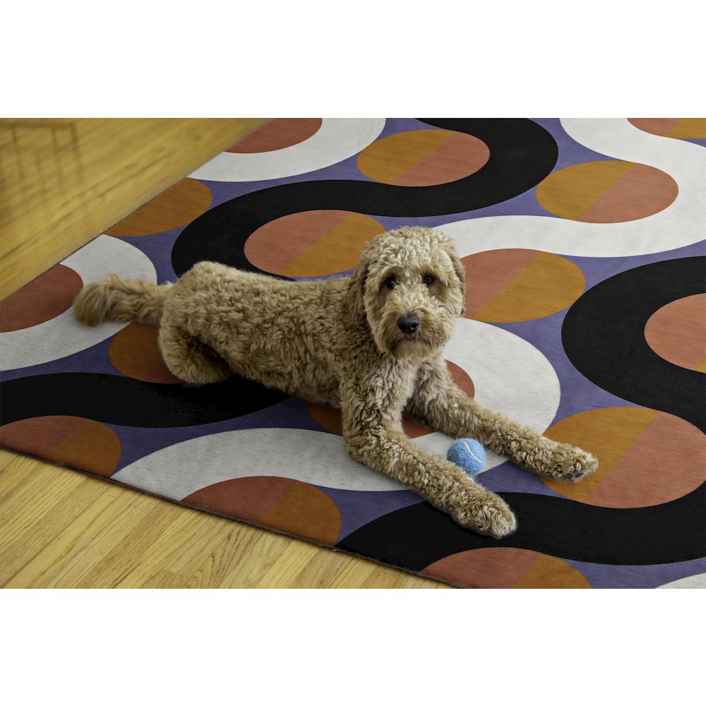 Outdoor Washable Jupiter Orange & Pink 7' X 9', Rug. Picture 2