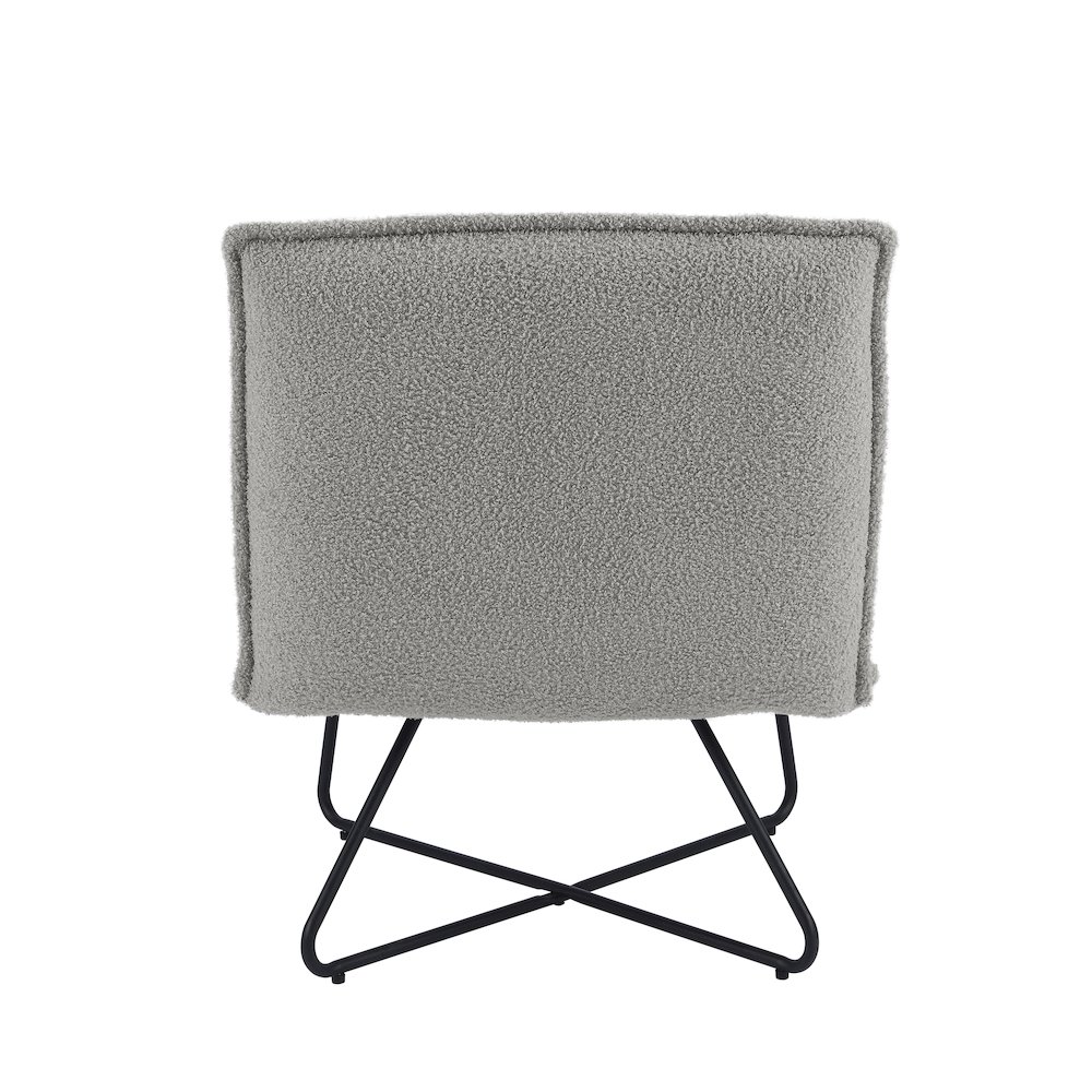 Kelvin Sherpa Grey Chair. Picture 9