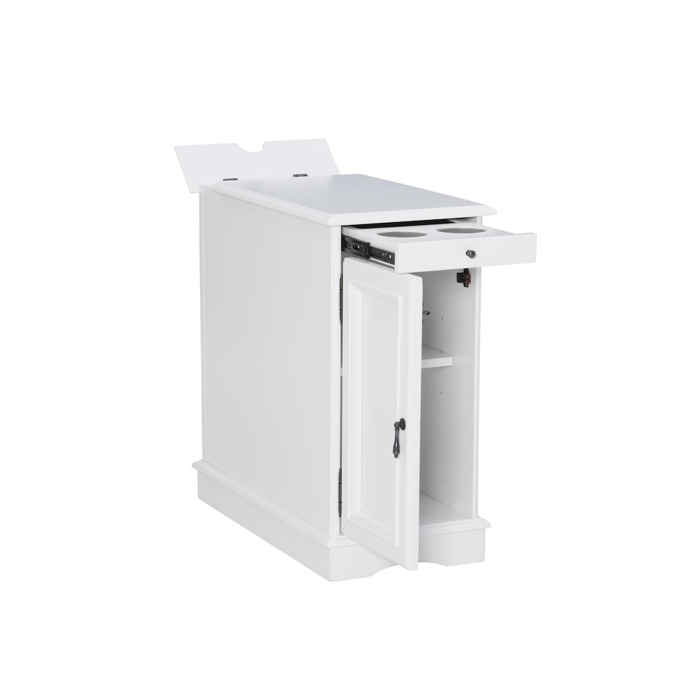 Butler White Accent Table. Picture 1