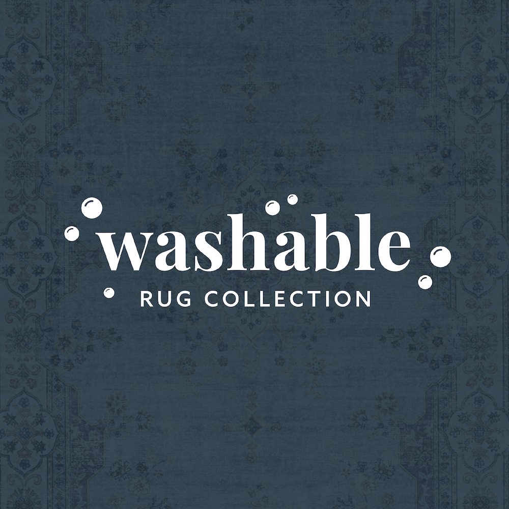 Washable Lennox Pale Blue/Ivory 2x3, Rug. Picture 7