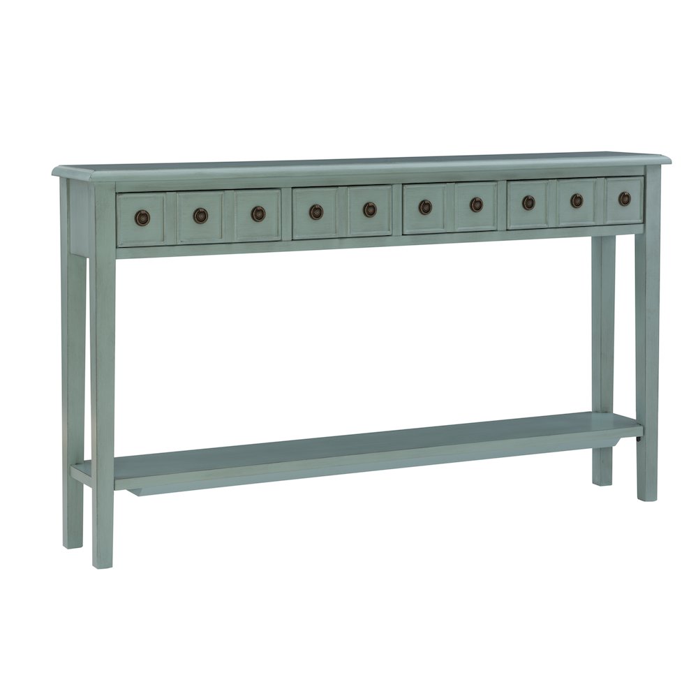 Sadie Teal Long Console. Picture 10