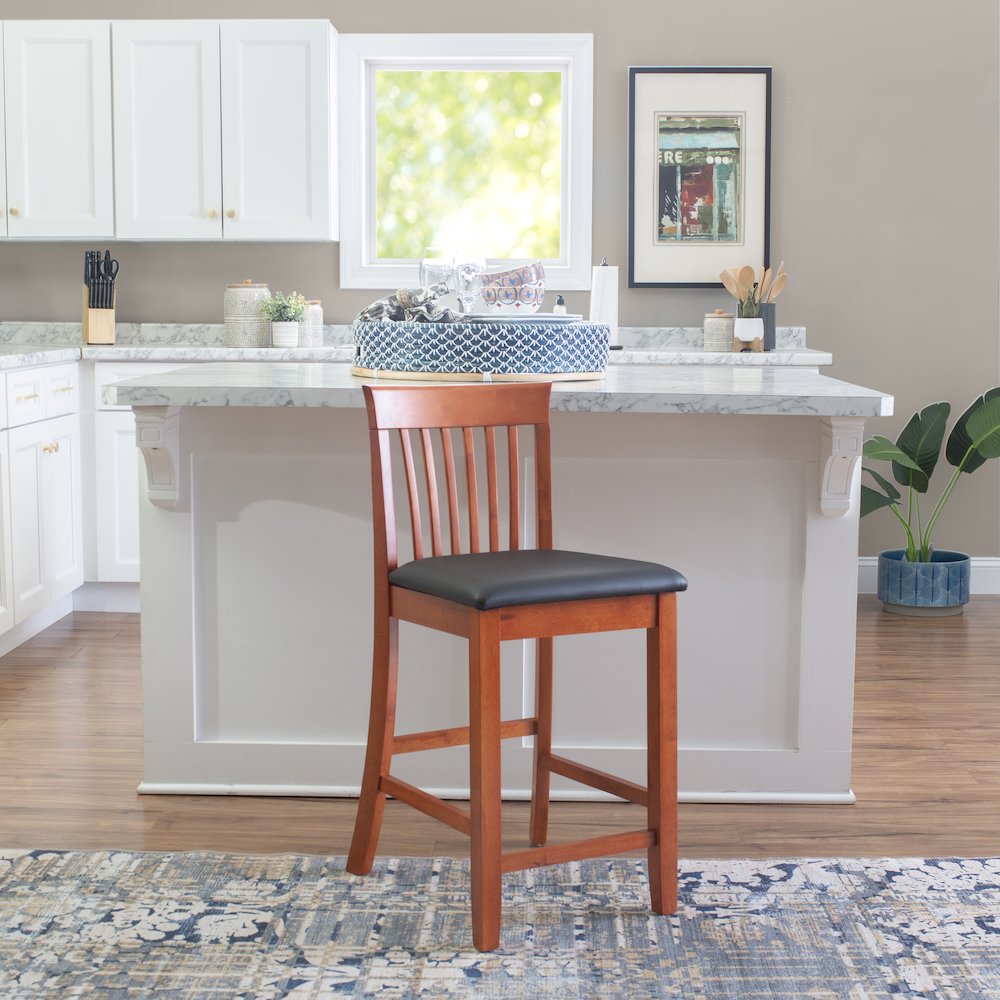 Triena 24 In Craftsman Counter Stool. Picture 3