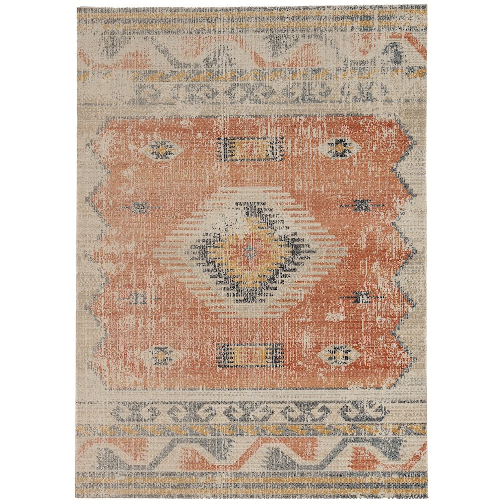 Great Zero Barlow Ivory & Rust 5x7.6, Rug. Picture 1