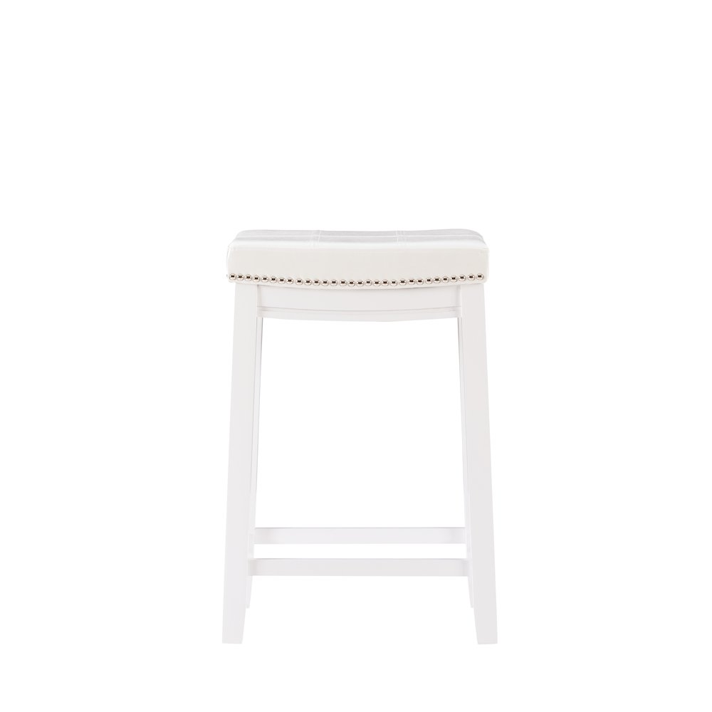 Claridge Counter Stool White. Picture 1