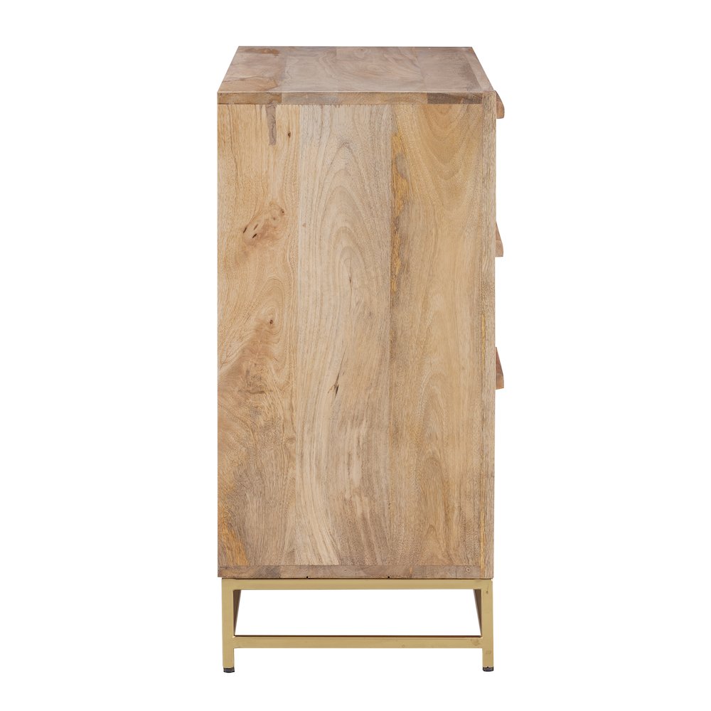 Janie Rattan Cabinet Three Drawers. Picture 6