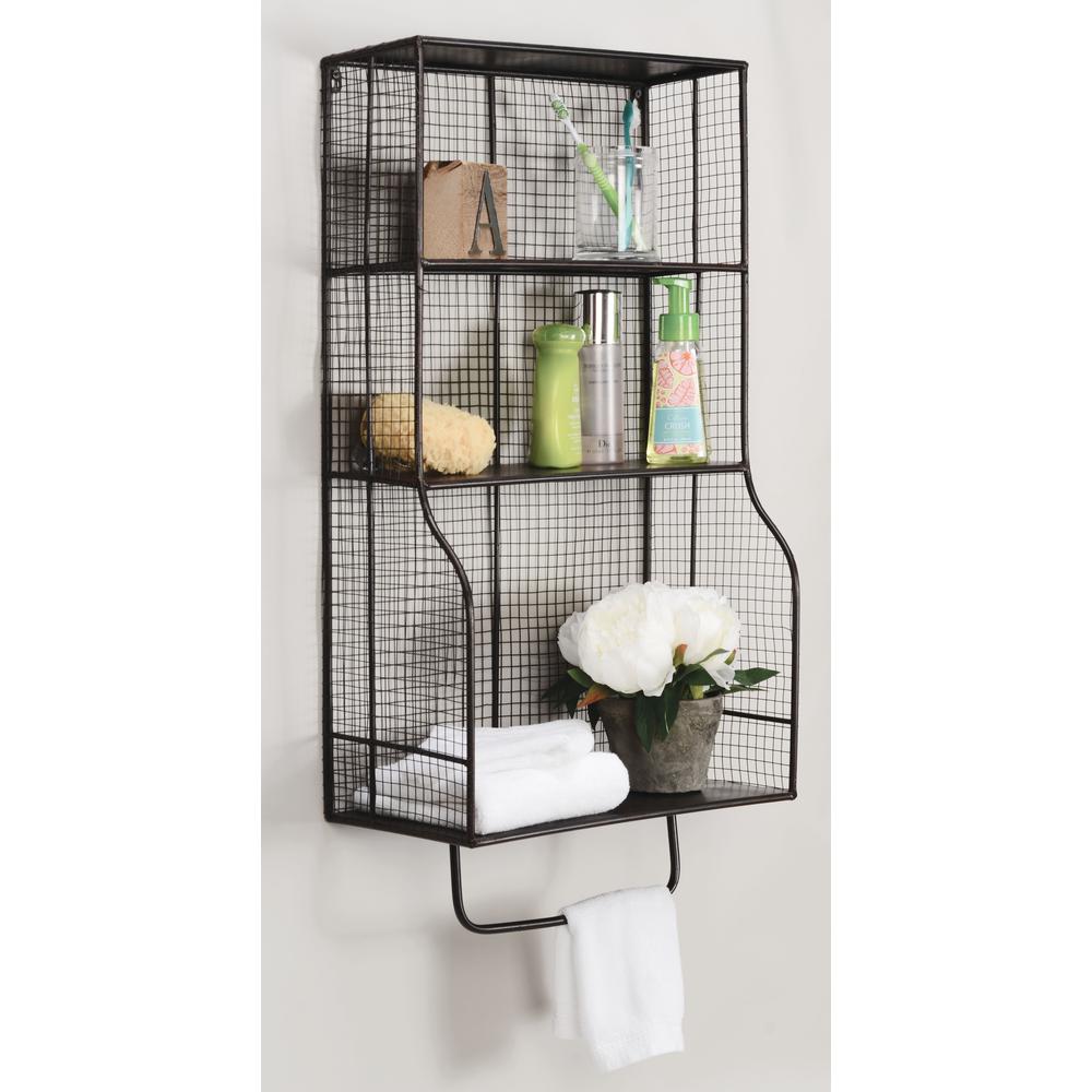 Distressed Wall Storage Organizer. Picture 3