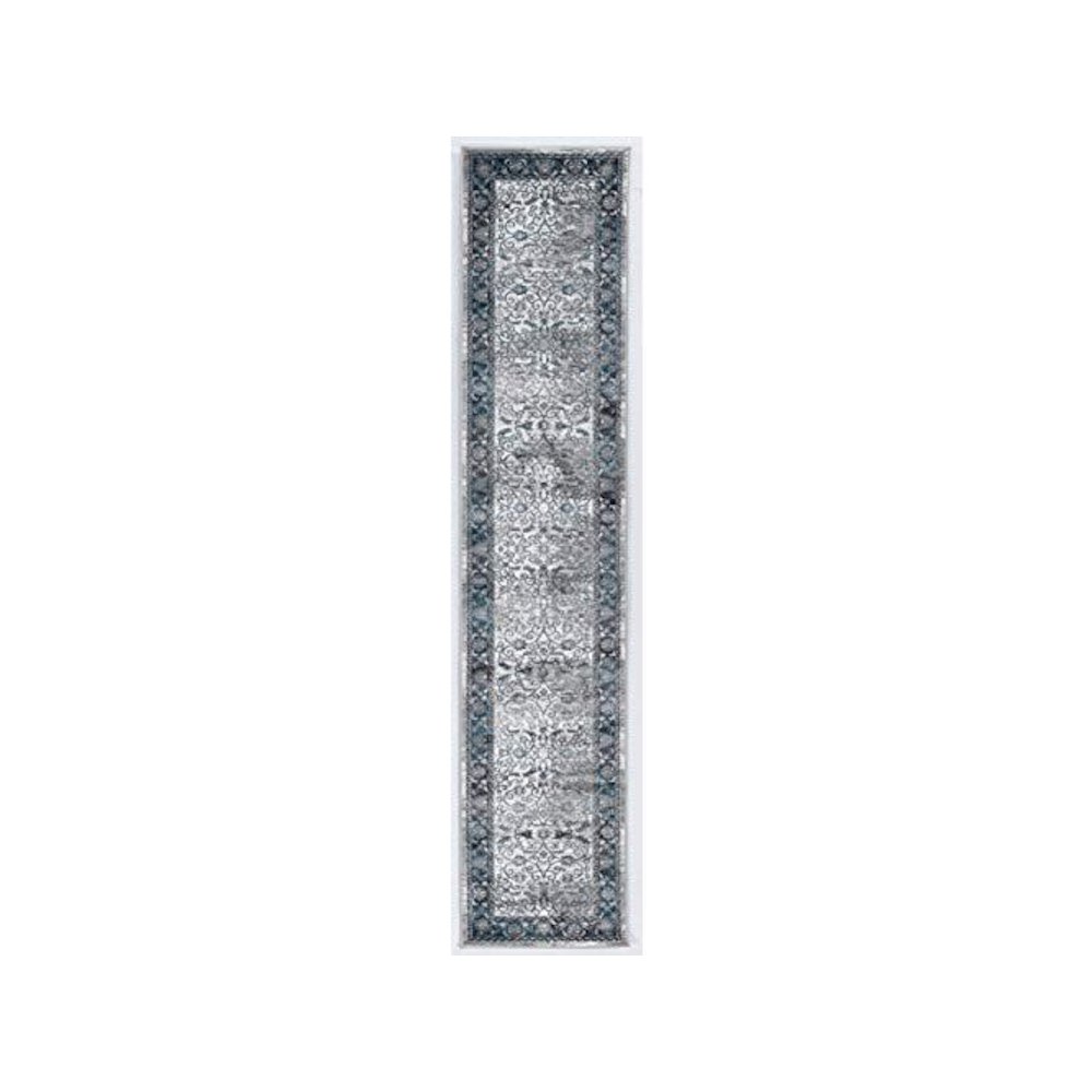 Vintage Isfahan Grey & Charcoal 2x10, Rug. Picture 1
