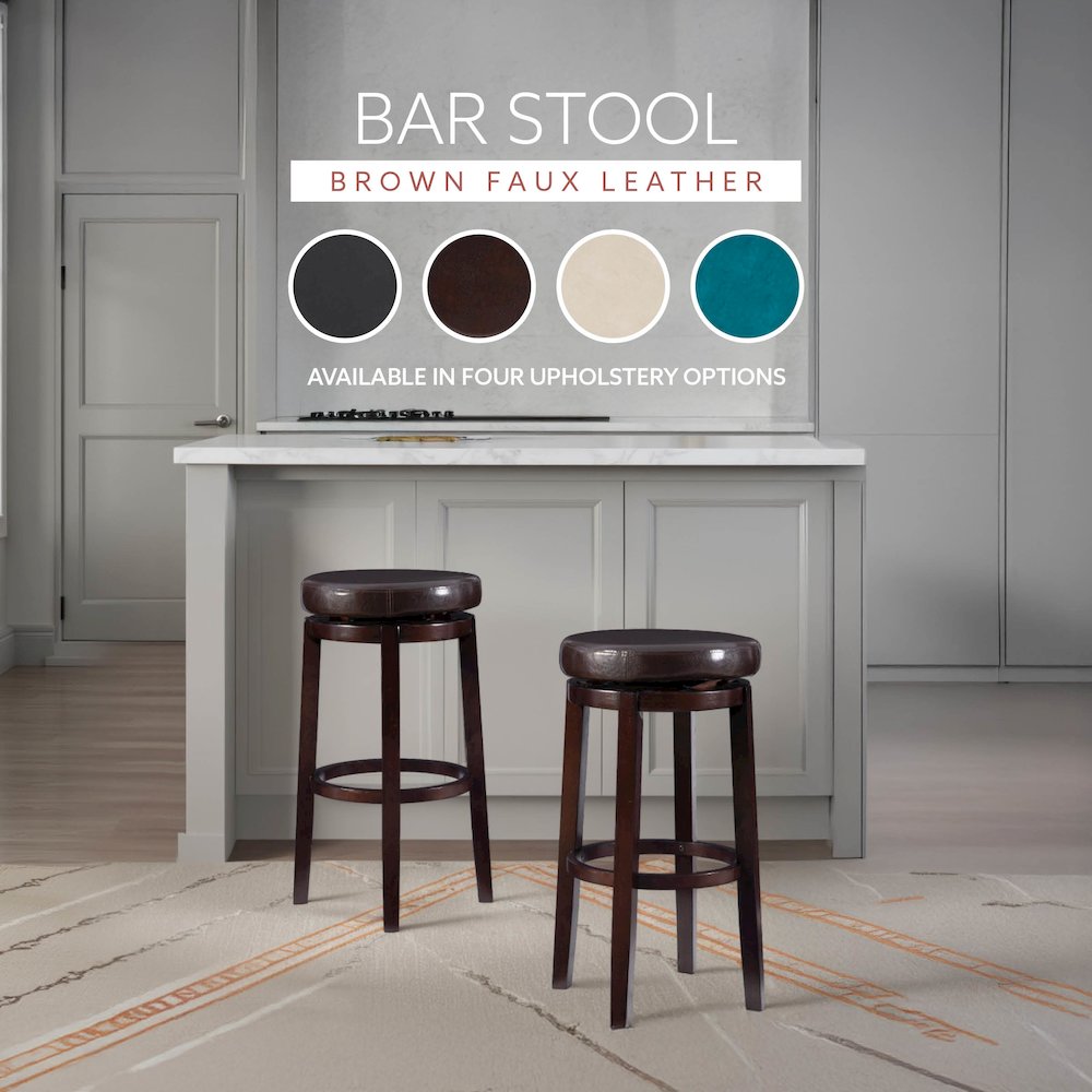 Maya Brown 29 Inches Bar Stool. Picture 14