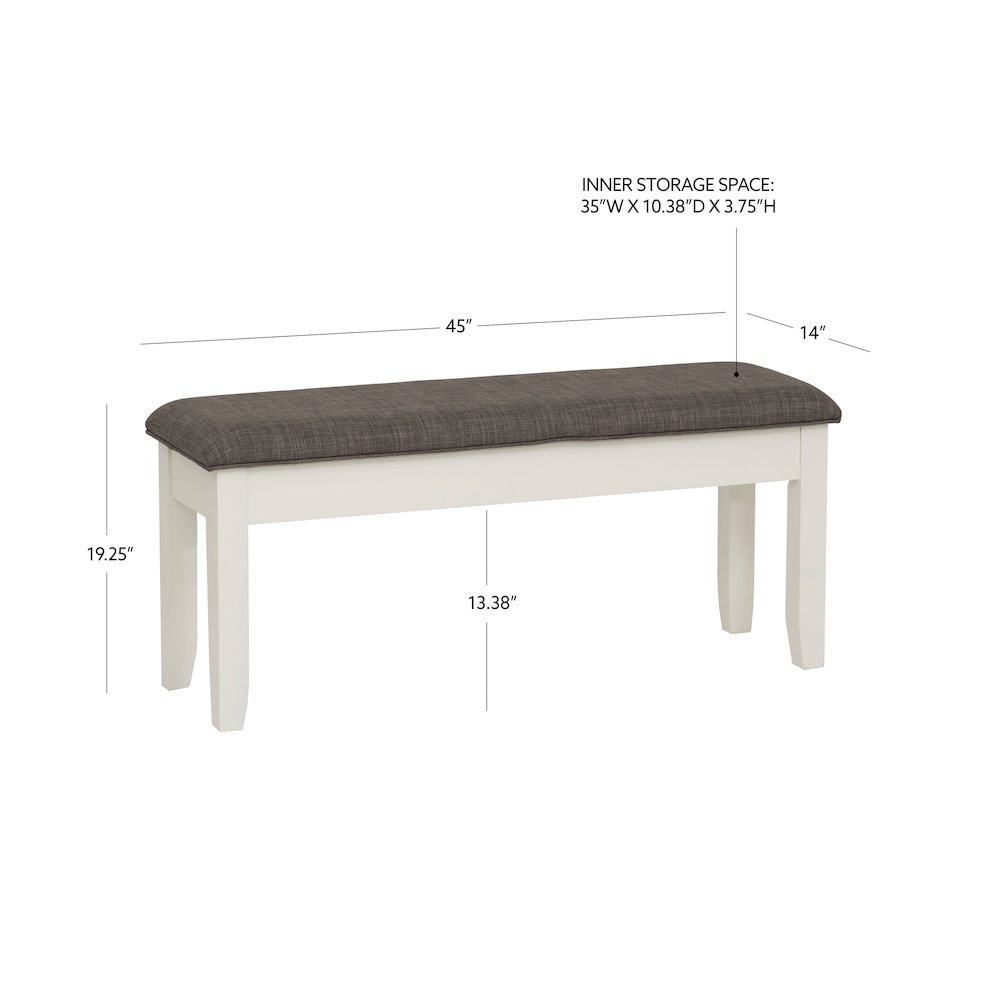 Jane Storage Bench. Picture 11
