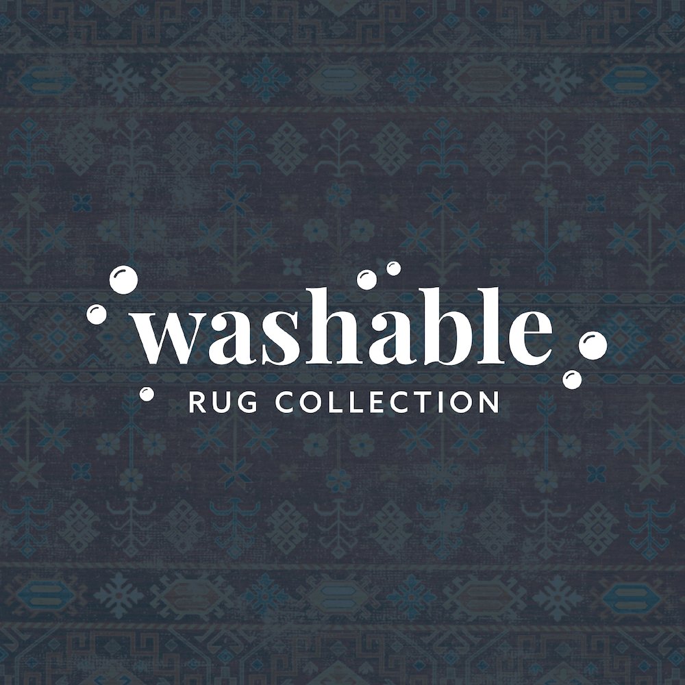 Washable Devlin Red/Ivory 2x3, Rug. Picture 7
