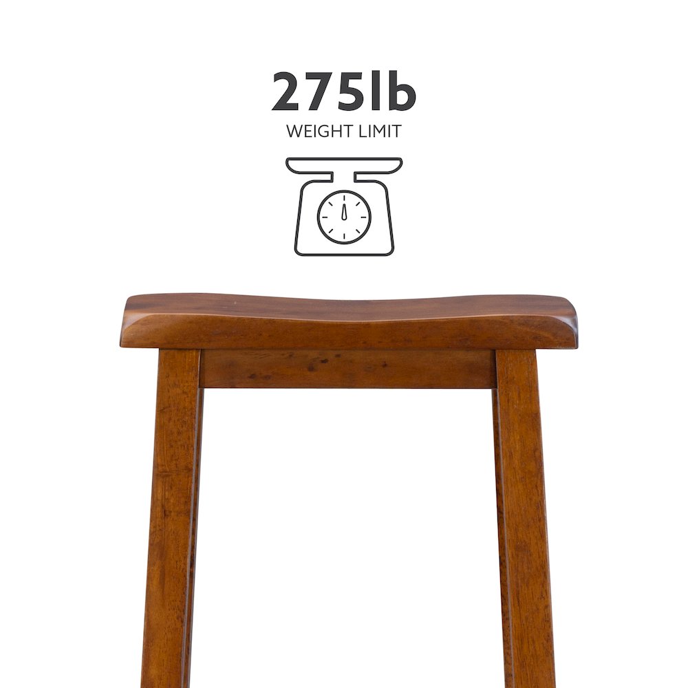 "Honey Brown" Bar Stool, 29" Seat Height - overpacked. Picture 13