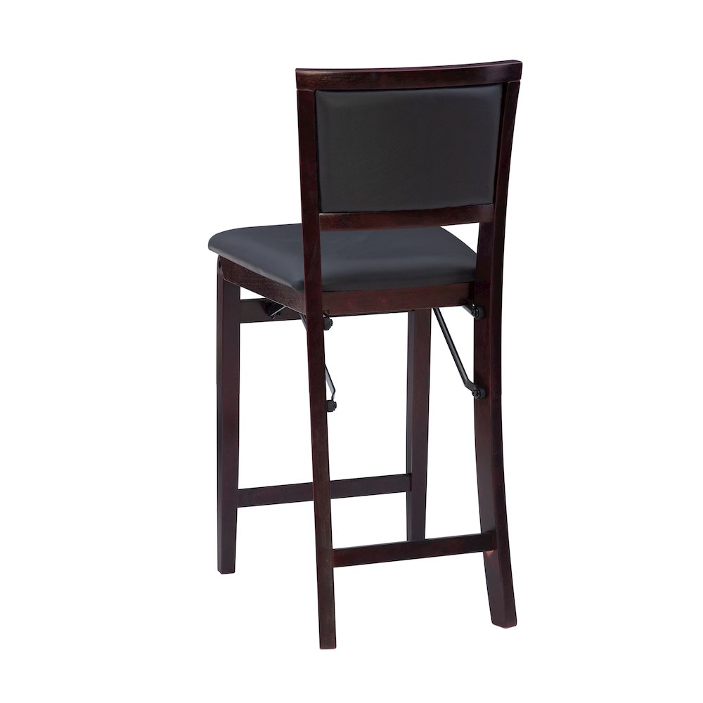 Triena 24 In Pad Back Folding Counter Stool. Picture 10