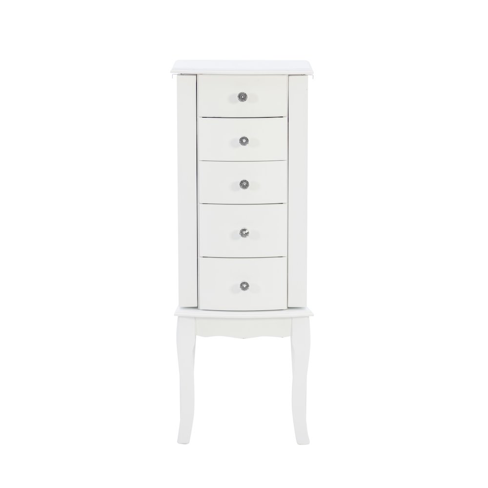 White Jewelry Armoire. Picture 2