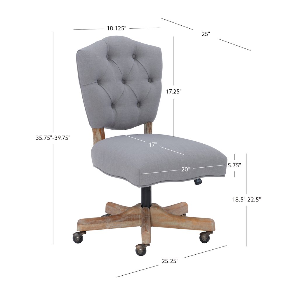 Kelsey Office Chair, Gray. Picture 13