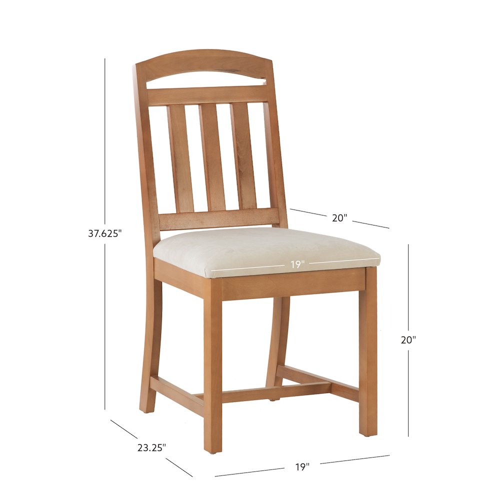 Wilmer Side Chair Brown Set Of 2. Picture 10