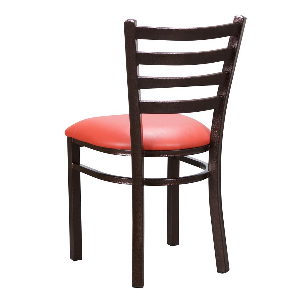 Baxter Metal Side Chair Red Set Of 2. Picture 6