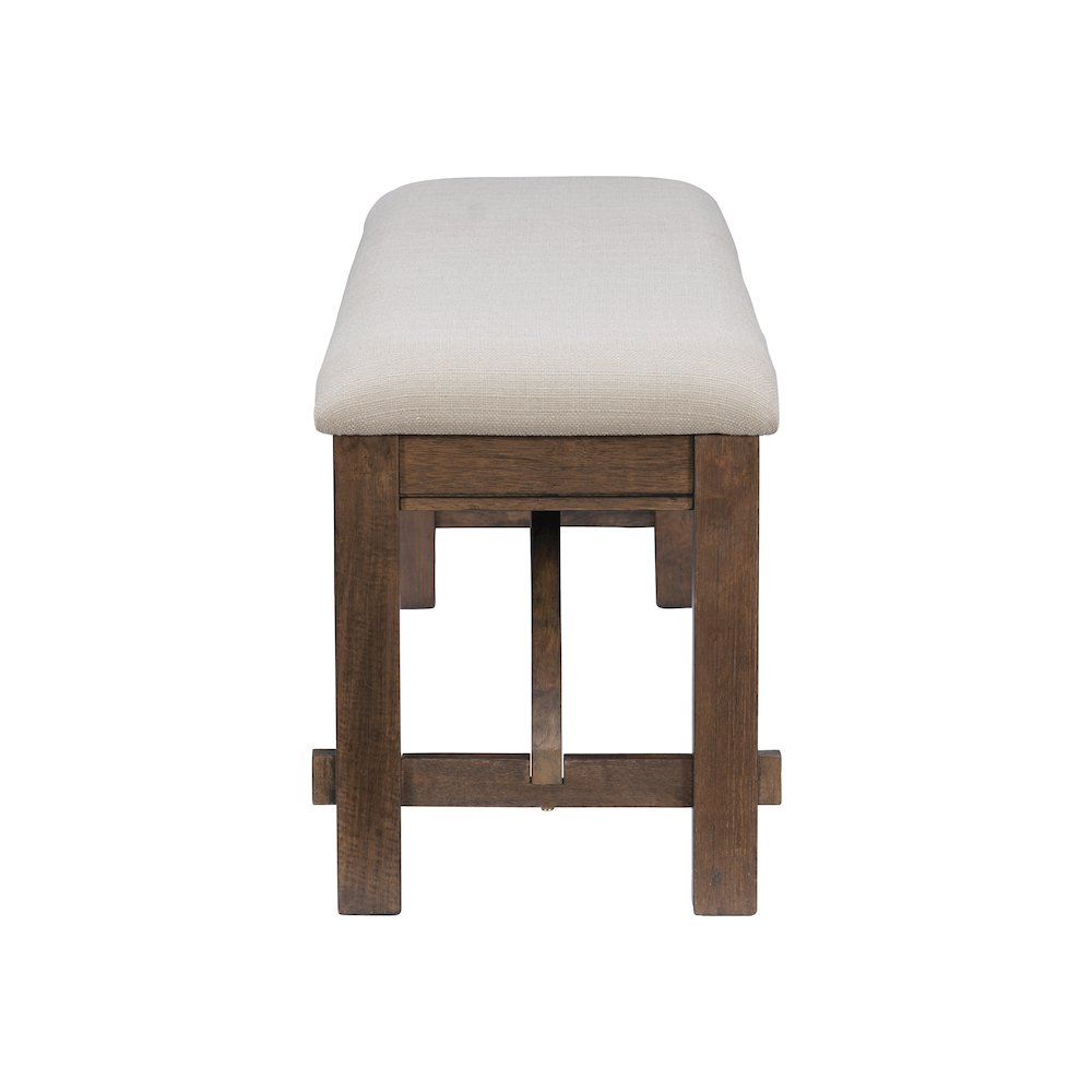 Turino Rustic Umber Bench. Picture 5