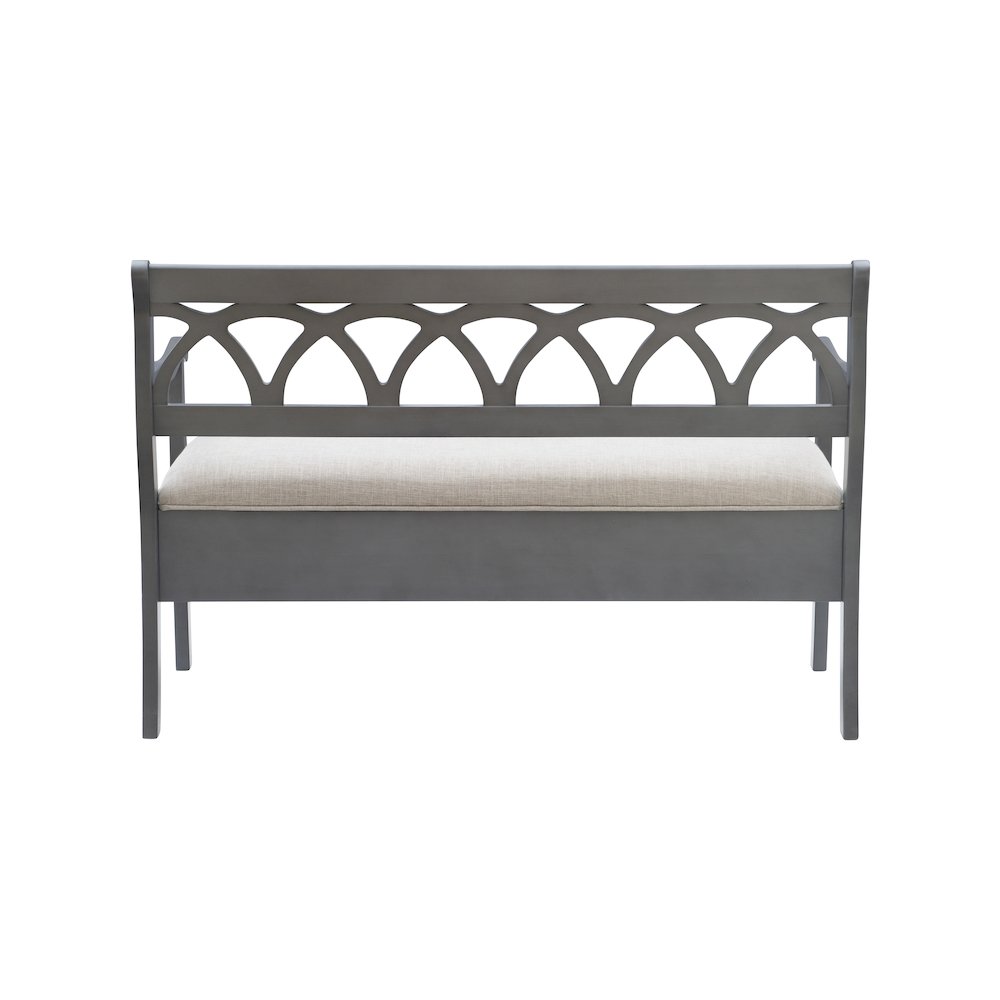 Elliana Storage Bench Grey. Picture 10
