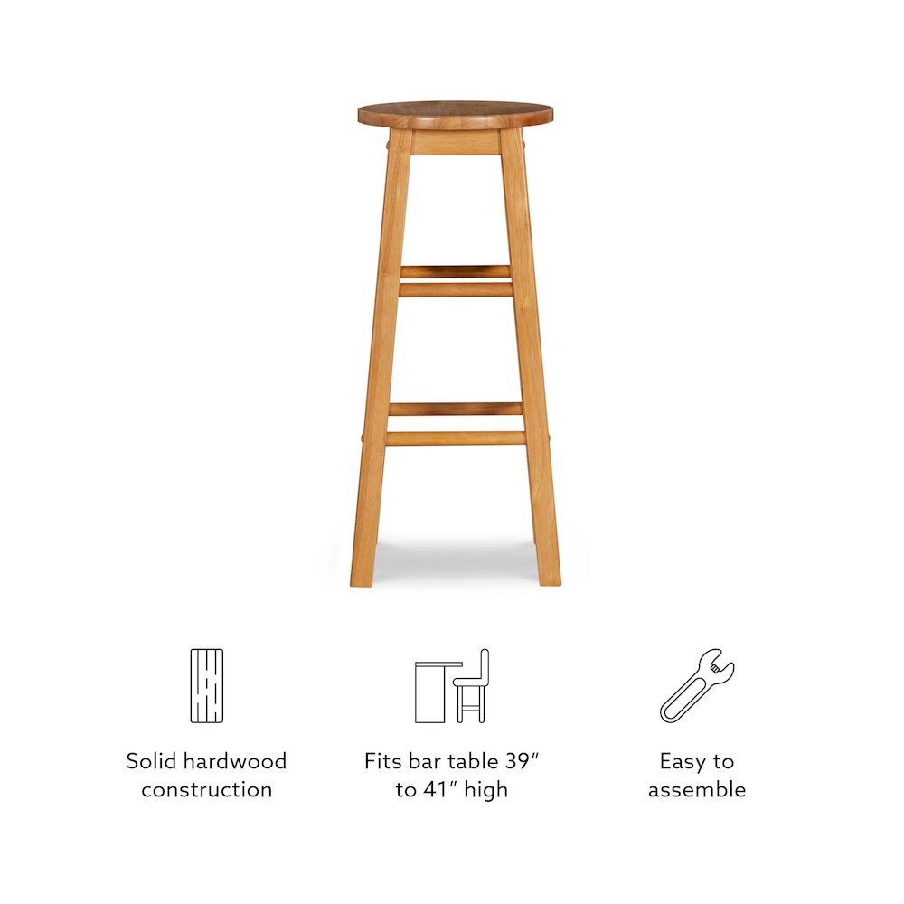 29 Inches Barstool With Round Seat. Picture 12