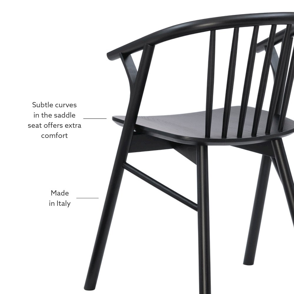 Delmot Chair Black. Picture 10