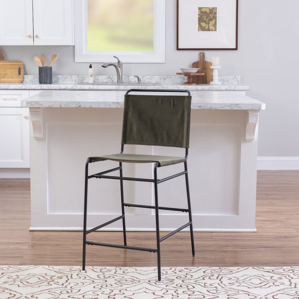 Wharton Counter Stool Green. Picture 5