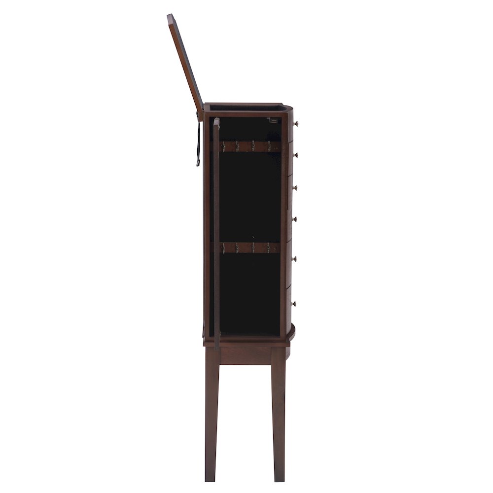 Merlot Jewelry Armoire. Picture 8