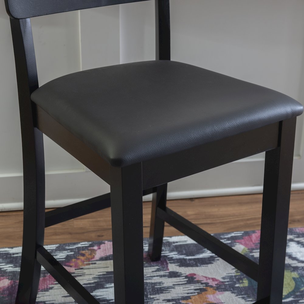 Torino 24 In Contemporary Counter Stool. Picture 4