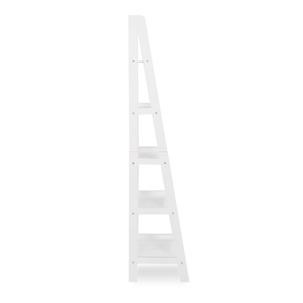 Acadia Ladder Bookshelf, White. Picture 5