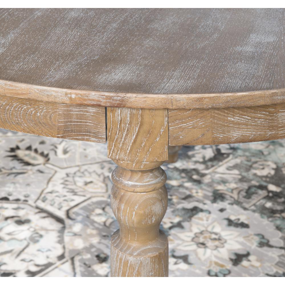 Avalon Light Natural Brown Round Table. Picture 8