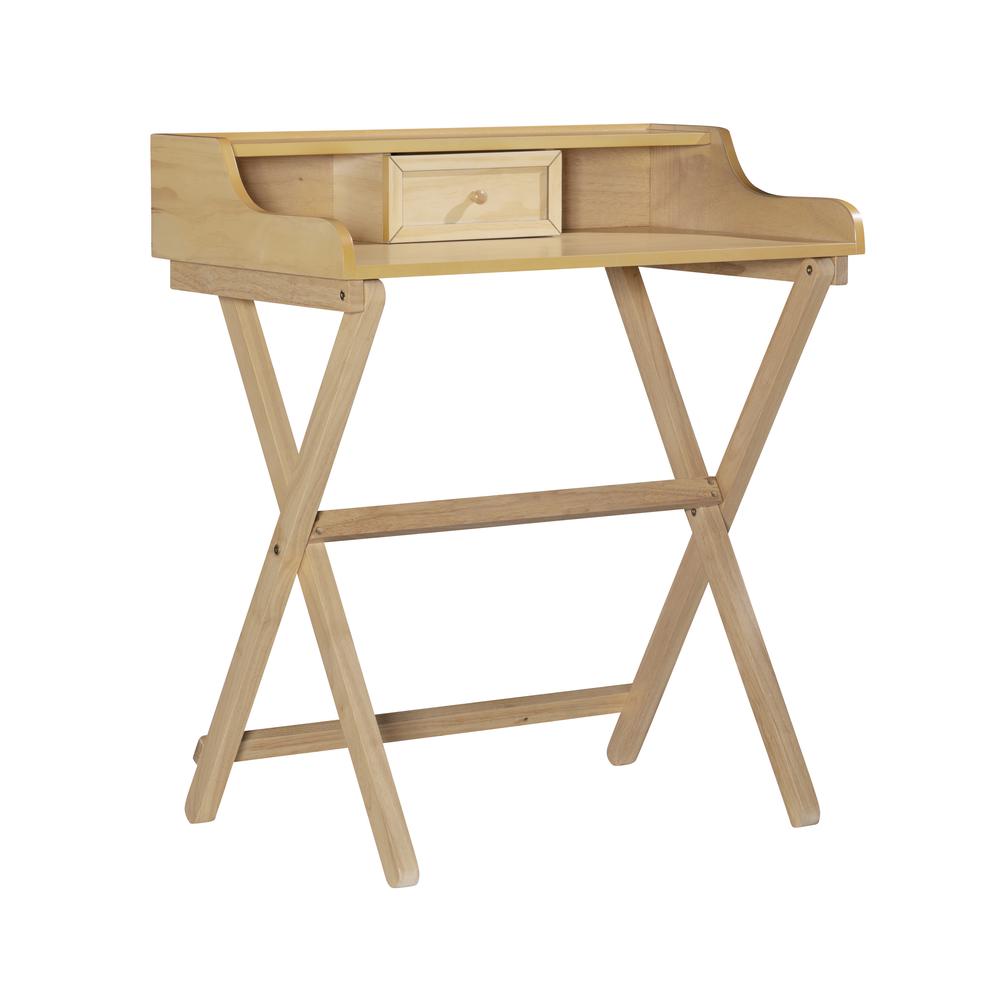 Coy Natural Folding Desk. Picture 1