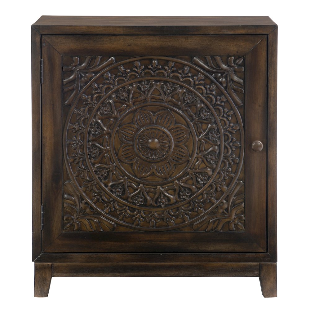 Grace Accent Cabinet Dark Brown. Picture 2