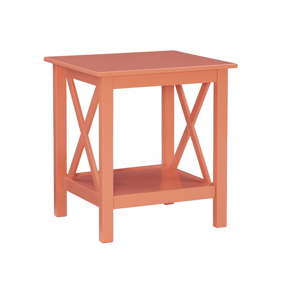 Davis Coral End Table. Picture 1