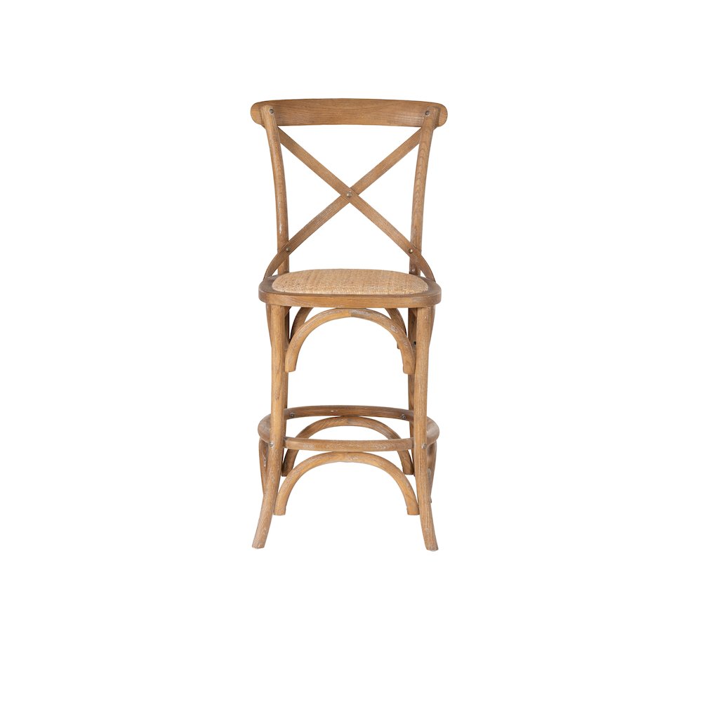 Roxy 24.5 In Gray Wash Counter Stool. Picture 1