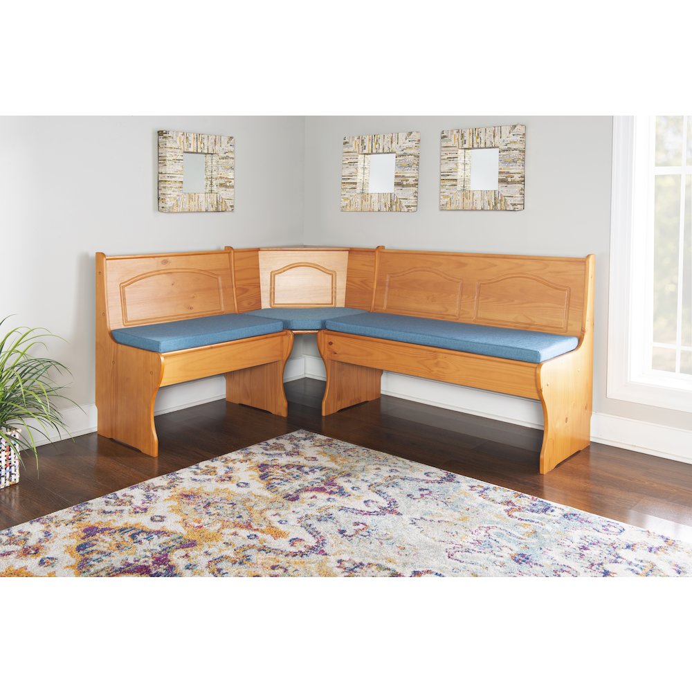 Chelsea Nook Vintage Blue Cushion Set. Picture 6