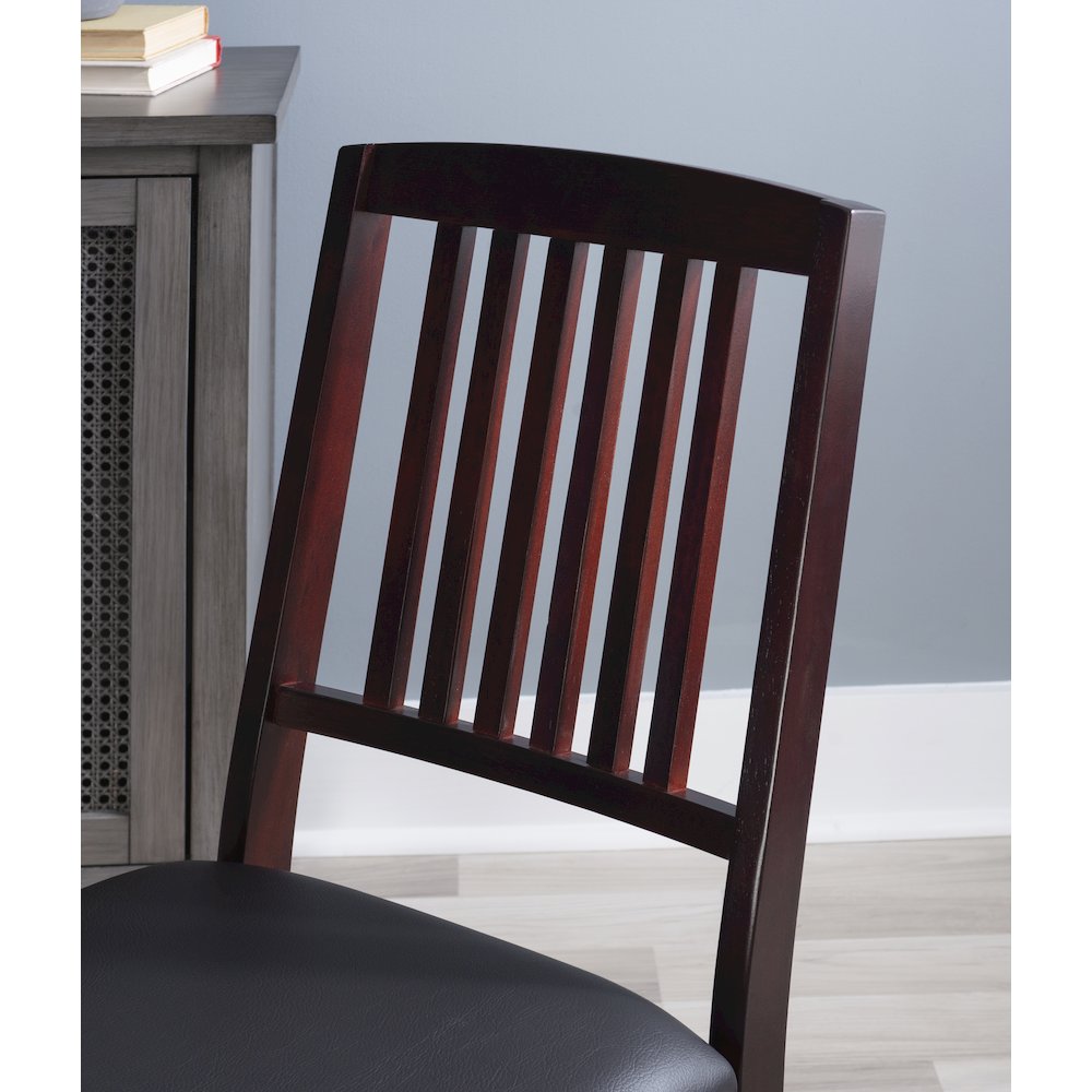 Triena 18 In Mission Back Folding Chair - Set Of Two. Picture 7