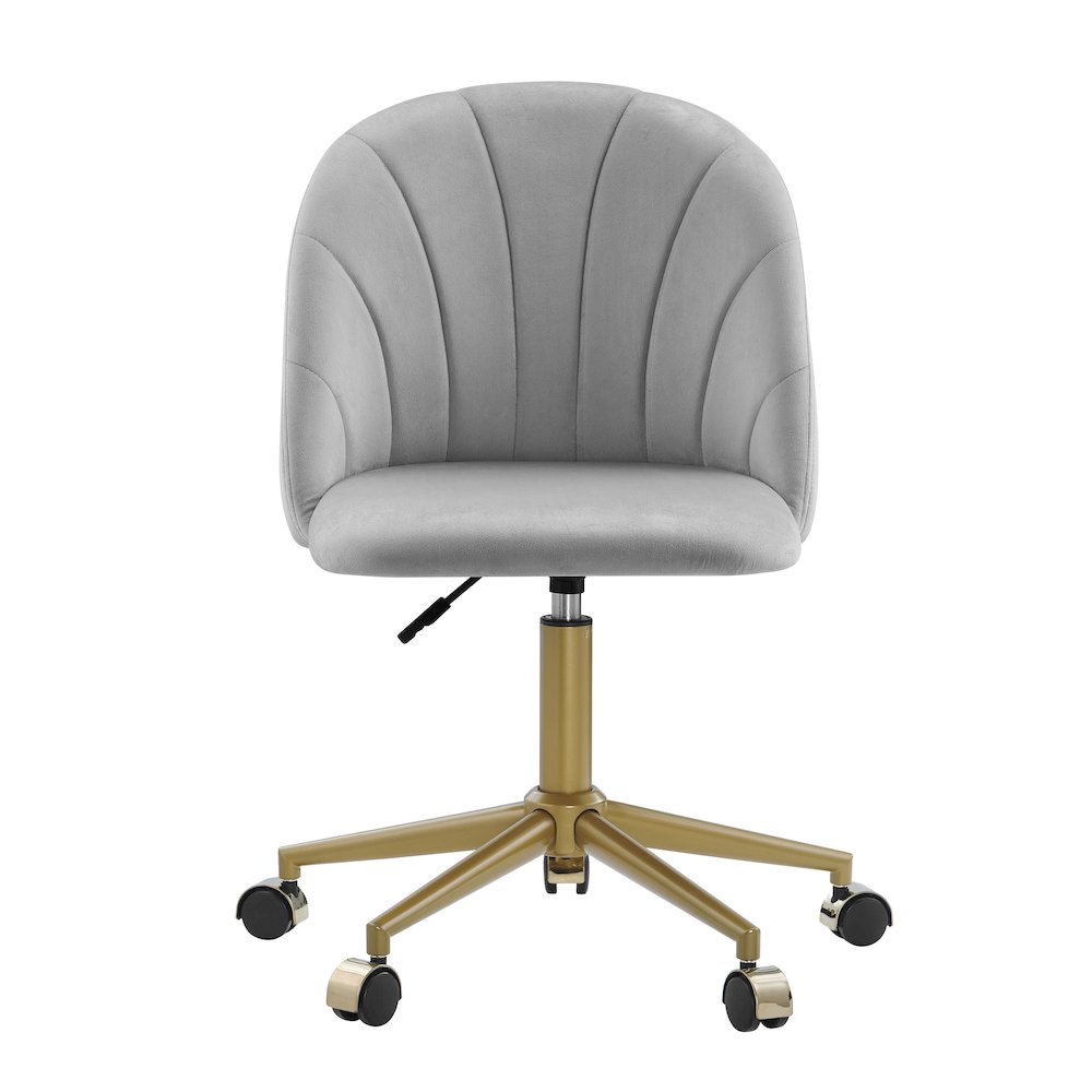 Adalynn Desk Chair Light Gray. Picture 2