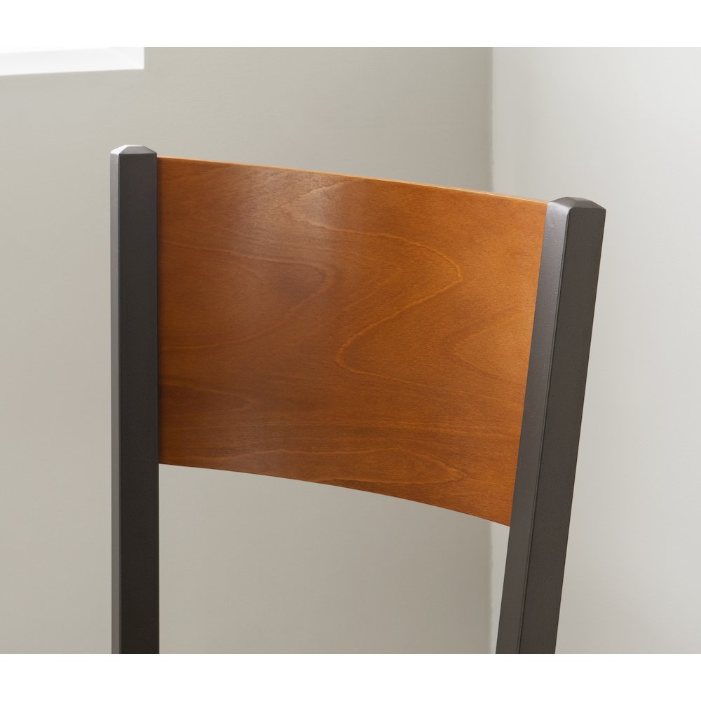 Elmer Side Chair Brown Set Of 2. Picture 4