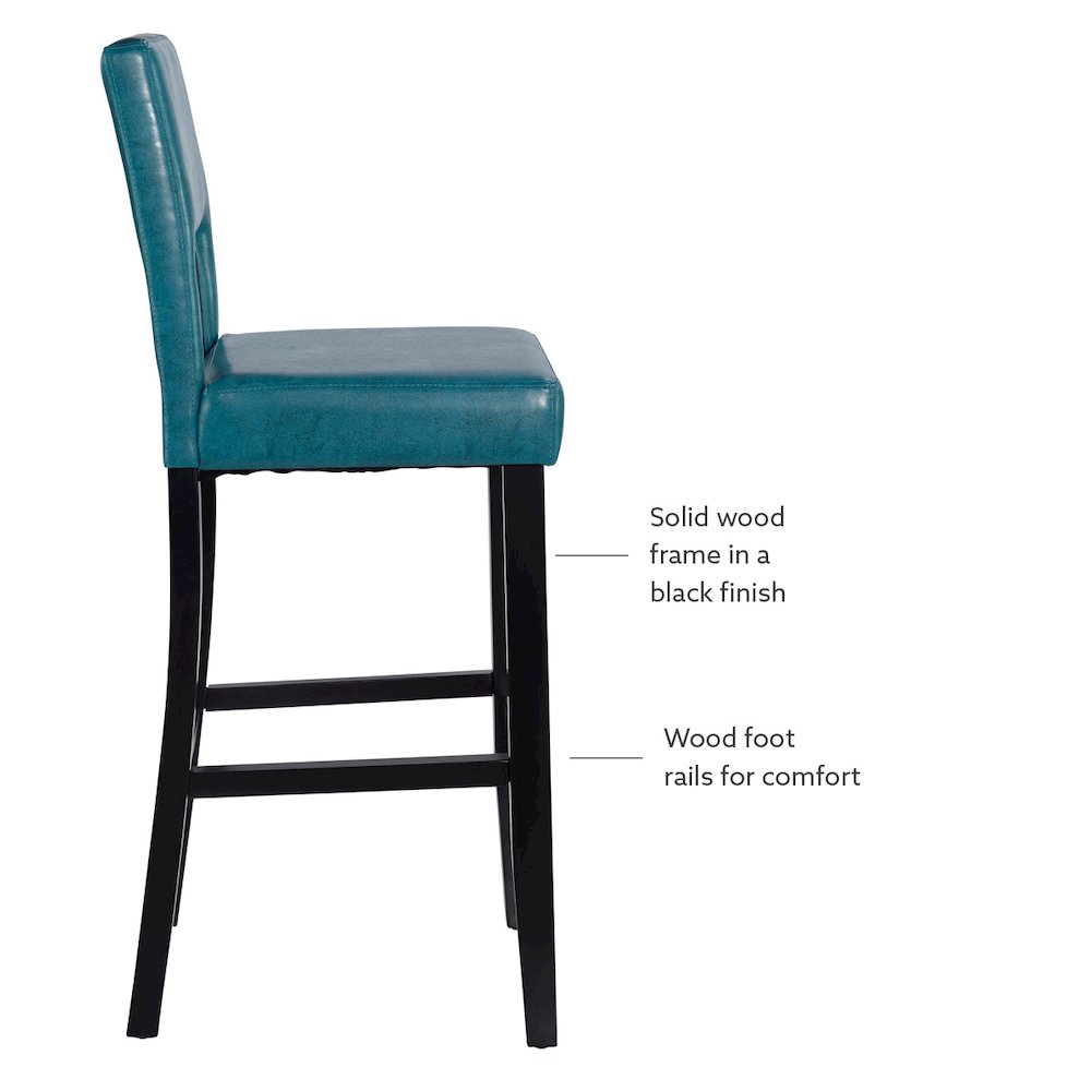Vega Bar Stool Agean Blue. Picture 6