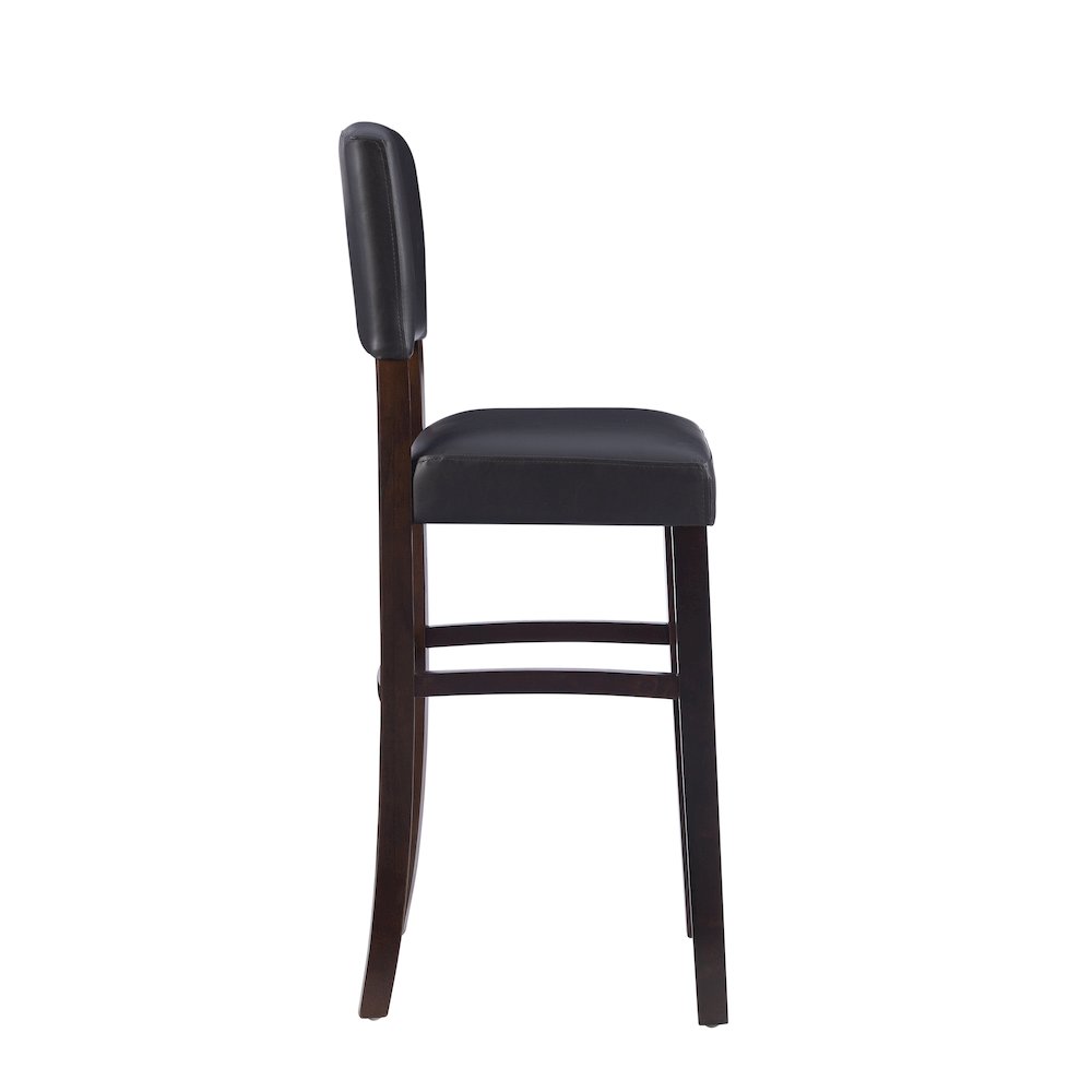 Monaco Bar Stool Espresso. Picture 5