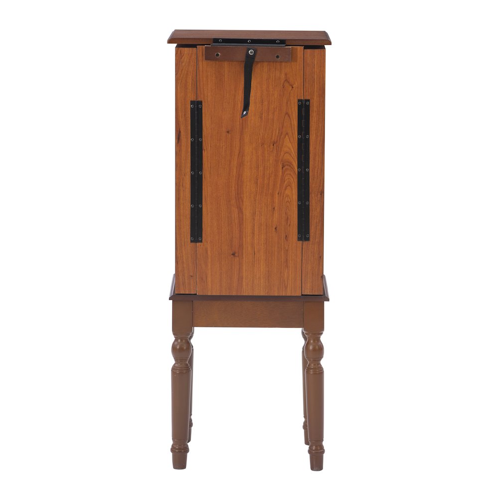 Deep Cherry Jewelry Armoire. Picture 11